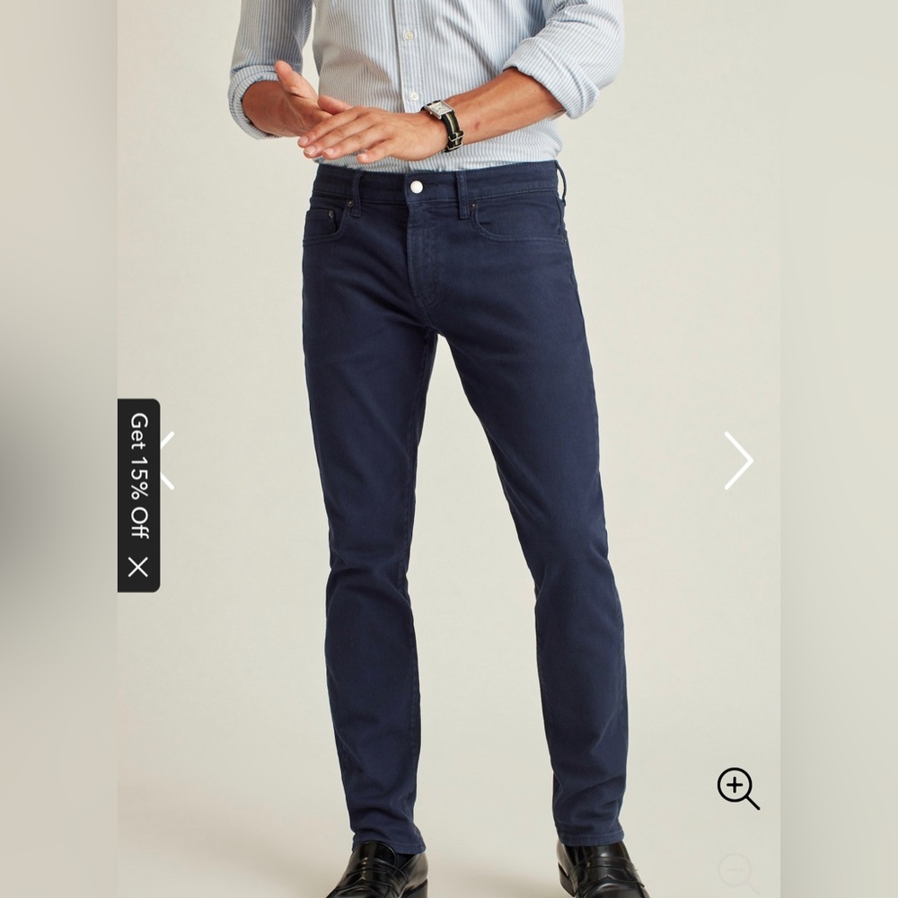 Bonobos extra stretch travel jeans